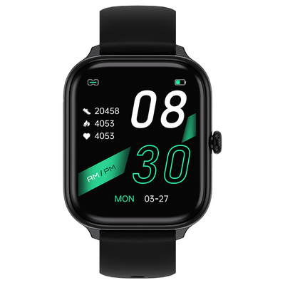 Monitor de ritmo cardíaco de presión arterial SpO2 de reloj inteligente para hombres a prueba de agua IP68