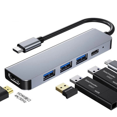 eje del Usb de Displayport de la estación de acoplamiento 5in1 para el ordenador portátil con Hdmi