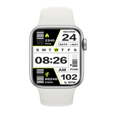 Perseguidor Smartwatch de la aptitud de Google de la pantalla a color del IPS 320x320 con el monitor de la presión arterial