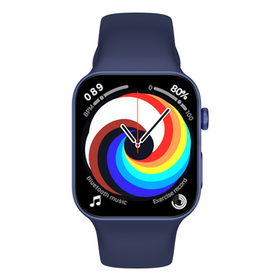 IP6X ECG Wifi Android Smartwatch 4G i7 con la banda azul del deporte del abismo