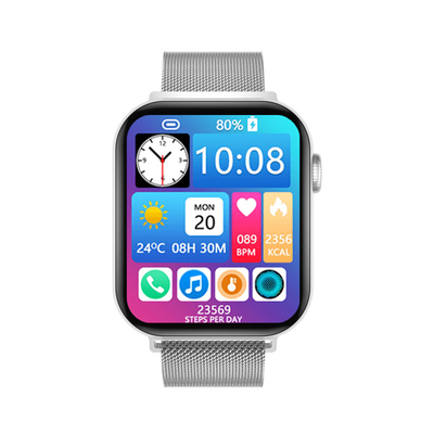 NFC Smartwatch de la pantalla dividida 44m m para la estructura del teléfono celular de Android en los juegos de Digitaces