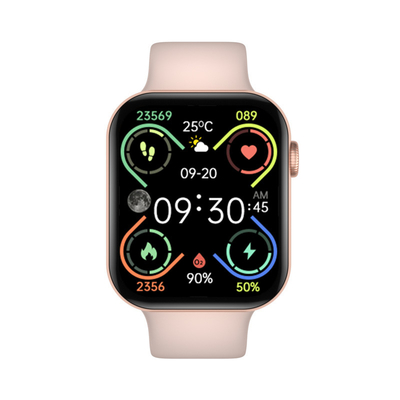 NFC Smartwatch de la pantalla dividida 44m m para la estructura del teléfono celular de Android en los juegos de Digitaces