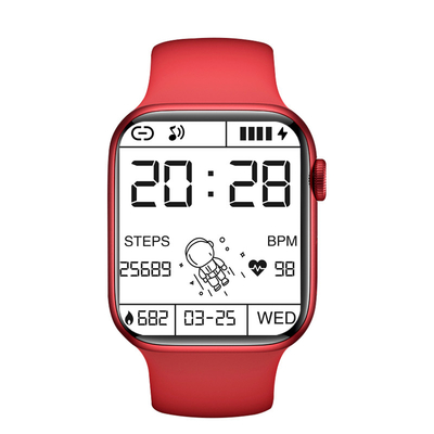 Rosa blanco negro Hw22 más el podómetro de Smartwatch para caminar