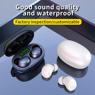 auricular de botón estéreo inalámbrico de alta fidelidad de Bluetooth de la batería 40H para el juego de los deportes de la música