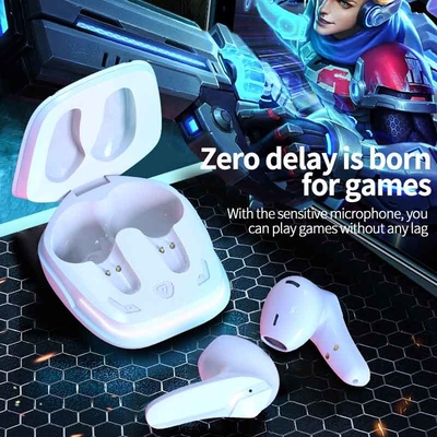 Jerry 6976 auriculares de botón elegantes F69 de Bluetooth de la cancelación de ruido del auricular del HI