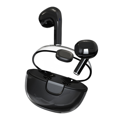 Auriculares estéreos de la cancelación de ruido de los auriculares de botón de la radio verdadera del ODM 300mAh